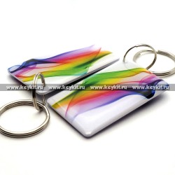 Мини карта Epoxy "Шелк" 42*26 мм