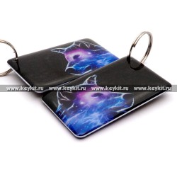 Мини карта Epoxy "Волк" 50*30 мм