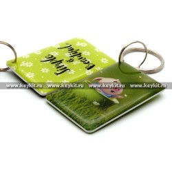 Мини карта Epoxy "Поросёнок" 42*26 мм