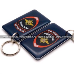 Мини карта Epoxy "Полиция" 50*30 мм