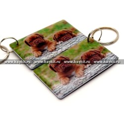 Мини карта Epoxy "Бордосский дог" 50*30 мм