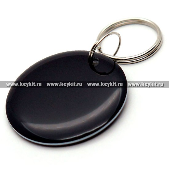 Мини карта Epoxy "Черный круг" 35 мм