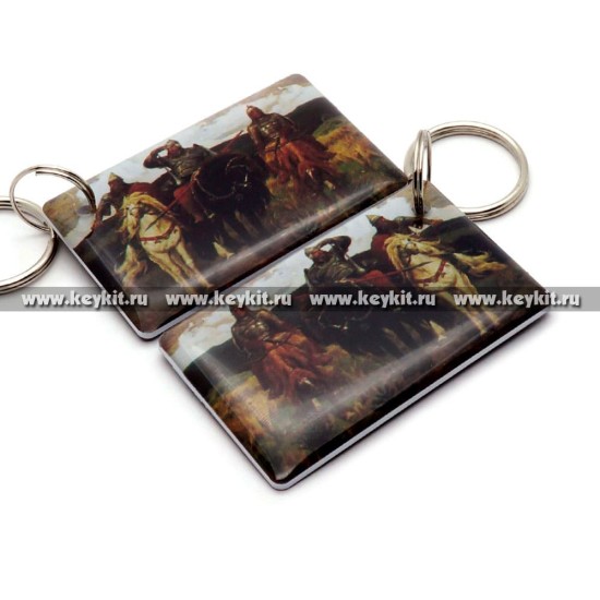 Мини карта Epoxy "Три Богатыря" 50*30 мм