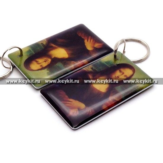 Мини карта Epoxy "Мона Лиза" 50*30 мм