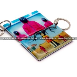 Мини карта Epoxy "Игра в кальмара" 50*30 мм