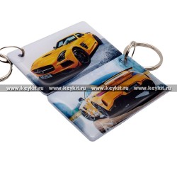 Мини карта Epoxy "Мерседес" 50*30 мм