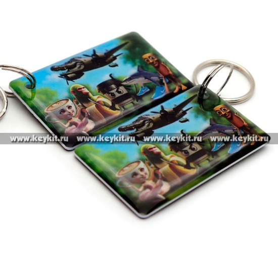 Мини карта Epoxy "Итальянские Мемы" 50*30 мм