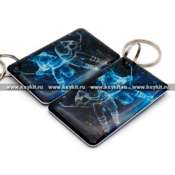 Мини карта Epoxy "Хоккей 2" 50*30 мм