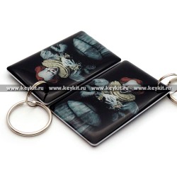 Мини карта Epoxy "Клоун" 50*30 мм