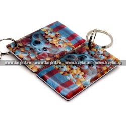 Мини карта Epoxy "Попкорн" 50*30 мм