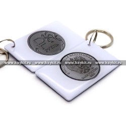 Мини карта Epoxy "Монета" 50*30 мм