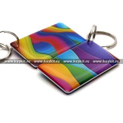 Мини карта Epoxy "Абстракция" 50*30 мм