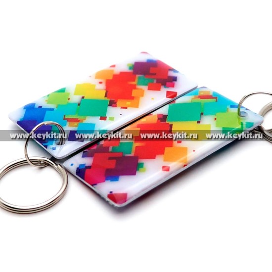 Мини карта Epoxy MF Zero "Ромбики" 50*25мм