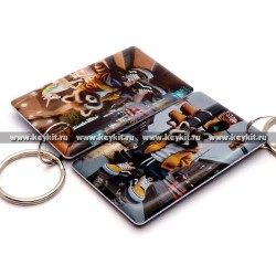 Мини карта Epoxy MF Zero "Енот в городе" 50*30 мм