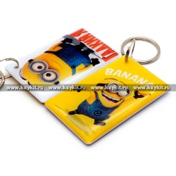 Мини карта Epoxy MF Zero "Желтые Человечки" 50*30 мм