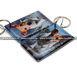 Мини карта Epoxy MF Zero "Джек рассел" 50*30мм