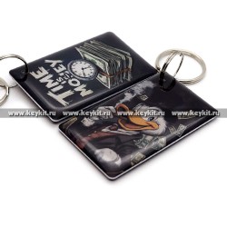 Мини карта Epoxy MF Zero "Время - деньги" 50*30мм