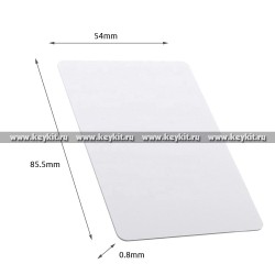 Карта - заготовка тонкая ISO MF Zero