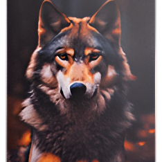 Ключ-стикер для домофона "Волк"