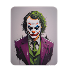 Ключ-стикер для домофона "Клоун"