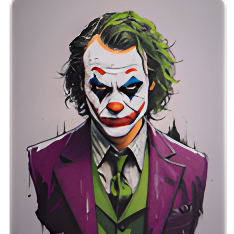 Ключ-стикер для домофона "Клоун"